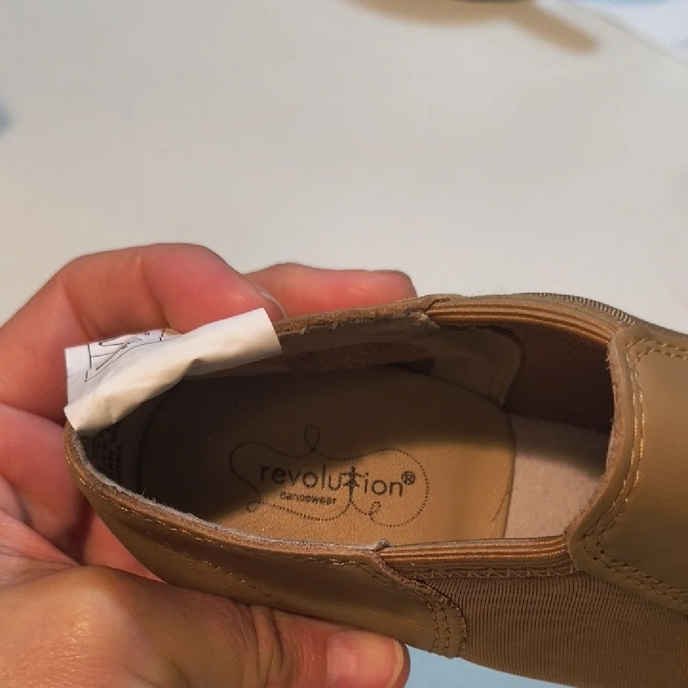 Revolution Tan Ankle Booties for Women